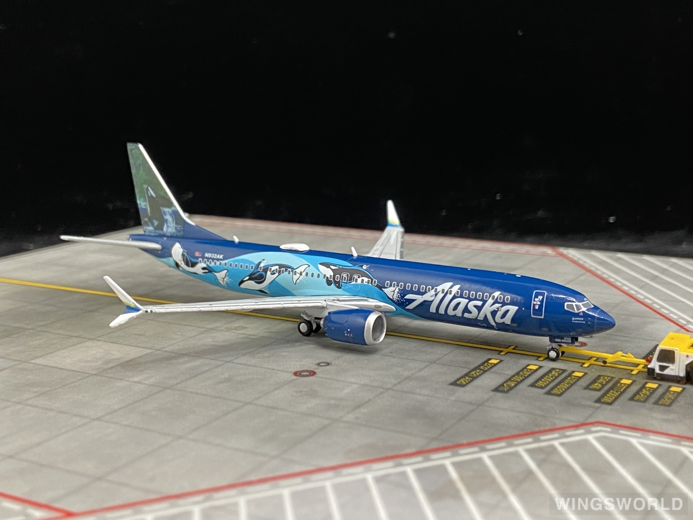 AeroClassics 1:400 BBX41637 Alaska Airlines 阿拉斯加航空 Boeing 737 MAX 9 N932AK