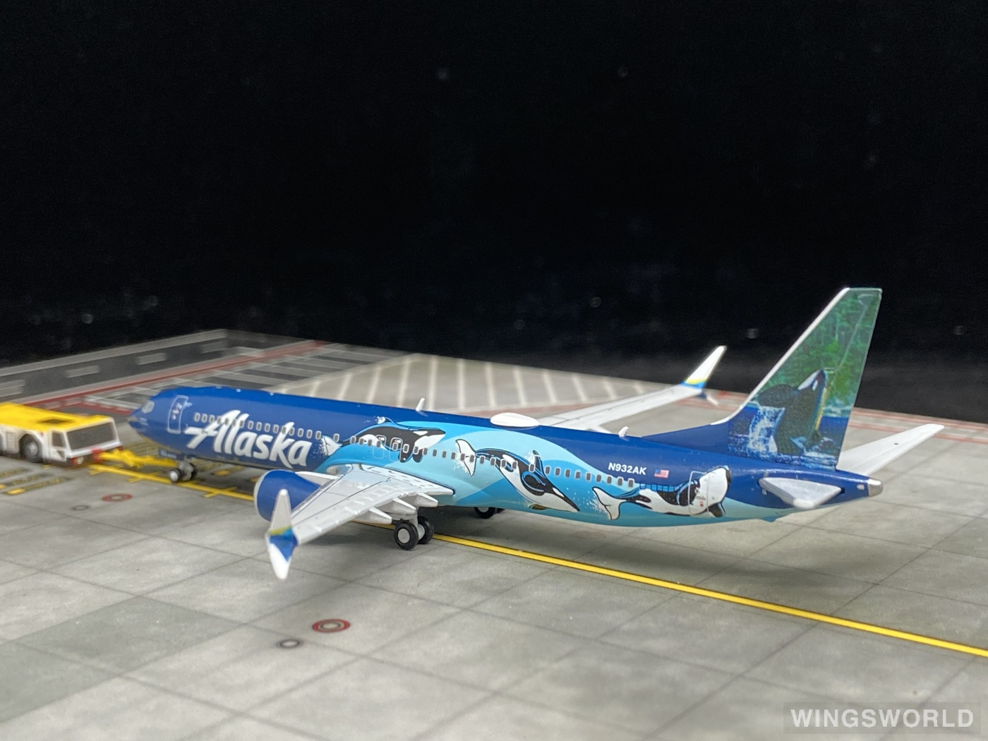 AeroClassics 1:400 BBX41637 Alaska Airlines 阿拉斯加航空 Boeing 737 MAX 9 N932AK