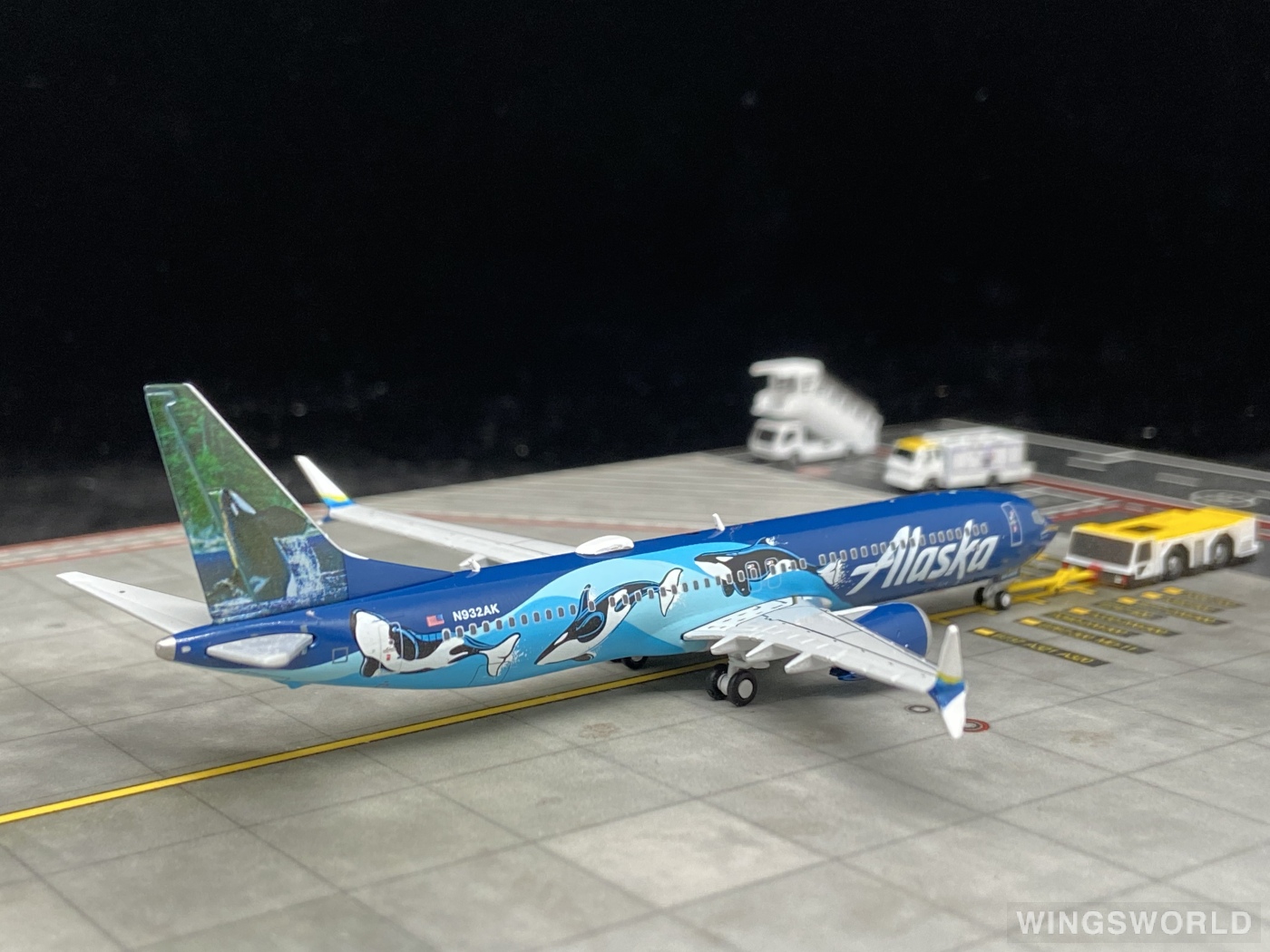 AeroClassics 1:400 BBX41637 Alaska Airlines 阿拉斯加航空 Boeing 737 MAX 9 N932AK