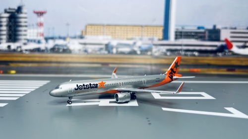 NGmodels 1:400 Airbus A321neo Jetstar 捷星航空NG13052 JA26LR 的