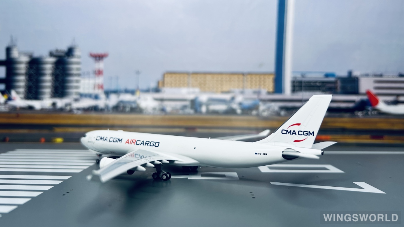 NGmodels 1:400 NG61050 CMA CGM Air Cargo Airbus A330-200 OO-CMA