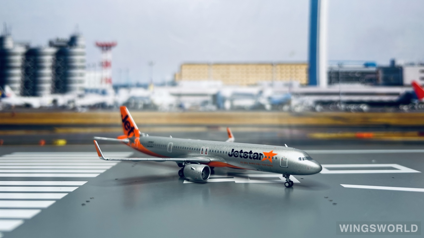 NGmodels 1:400 NG13052 Jetstar 捷星航空 Airbus A321neo JA26LR