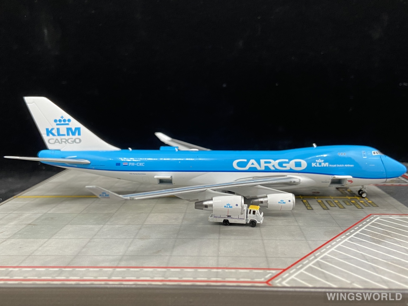 Geminijets 1:400 GJKLM2077 KLM 荷兰皇家航空 Boeing 747-400 PH-CKC