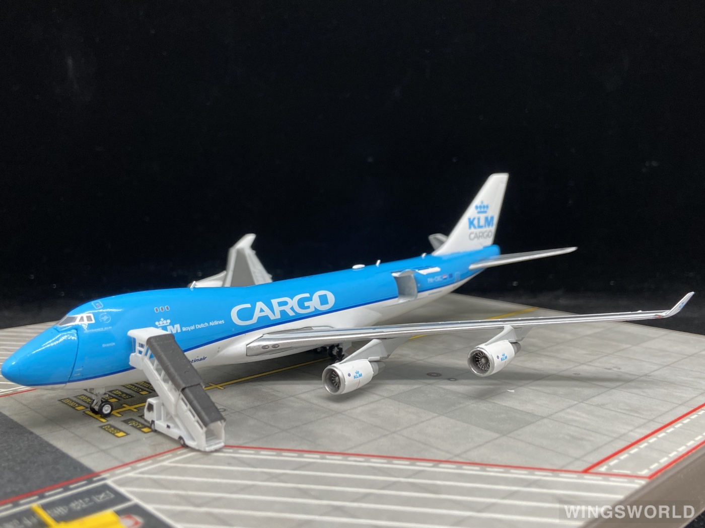 Geminijets 1:400 GJKLM2077 KLM 荷兰皇家航空 Boeing 747-400 PH-CKC