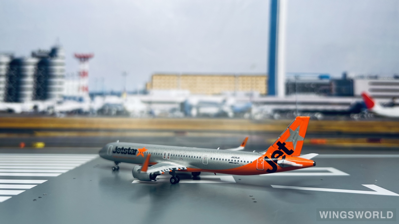 NGmodels 1:400 NG13052 Jetstar 捷星航空 Airbus A321neo JA26LR