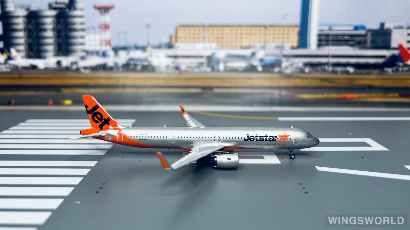 NGmodels 1:400 NG13052 Jetstar 捷星航空 Airbus A321neo JA26LR