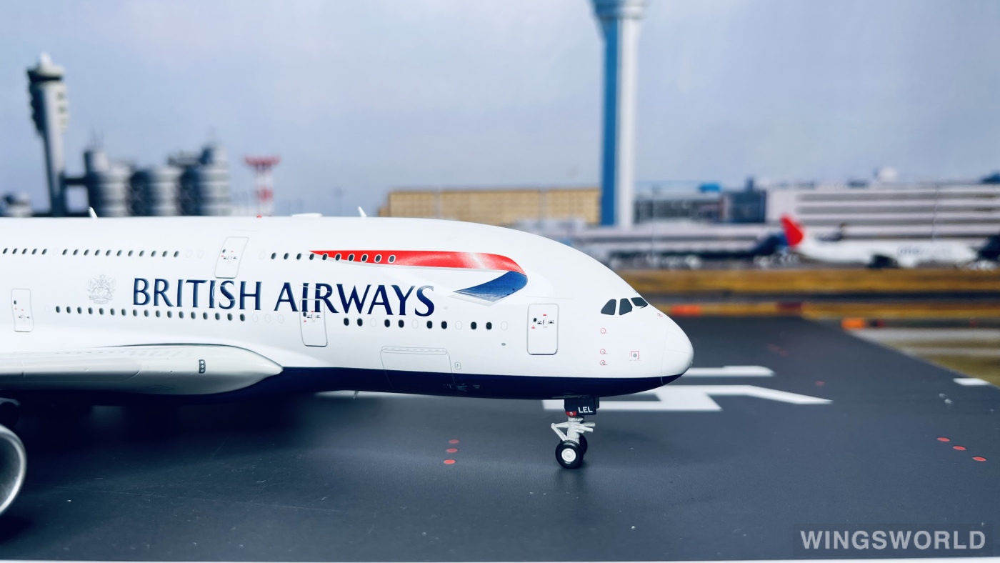Geminijets 1:200 G2BAW1123 British Airways 英国航空 Airbus A380-800 G-XLEL