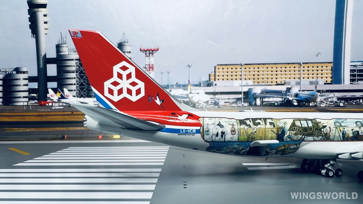 JC Wings 1:400 XX4709C Cargolux 卢森堡货运航空 Boeing 747-8F LX-VCM