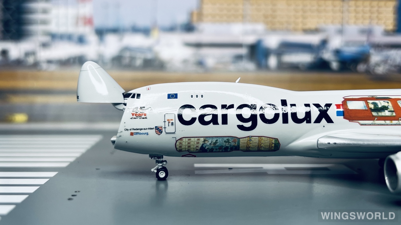 JC Wings 1:400 XX4709C Cargolux 卢森堡货运航空 Boeing 747-8F LX-VCM