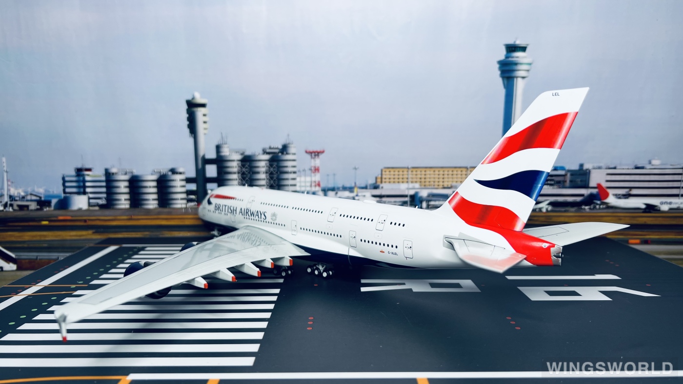 Geminijets 1:200 G2BAW1123 British Airways 英国航空 Airbus A380-800 G-XLEL