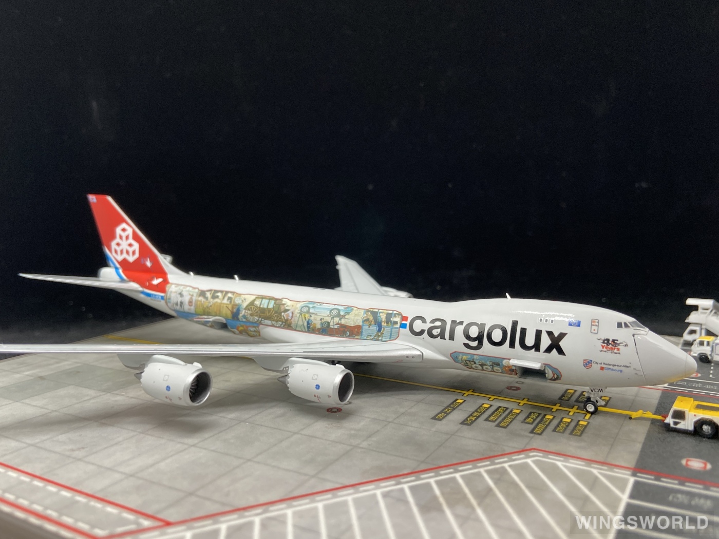 JC Wings 1:400 XX4709C Cargolux 卢森堡货运航空 Boeing 747-8F LX-VCM