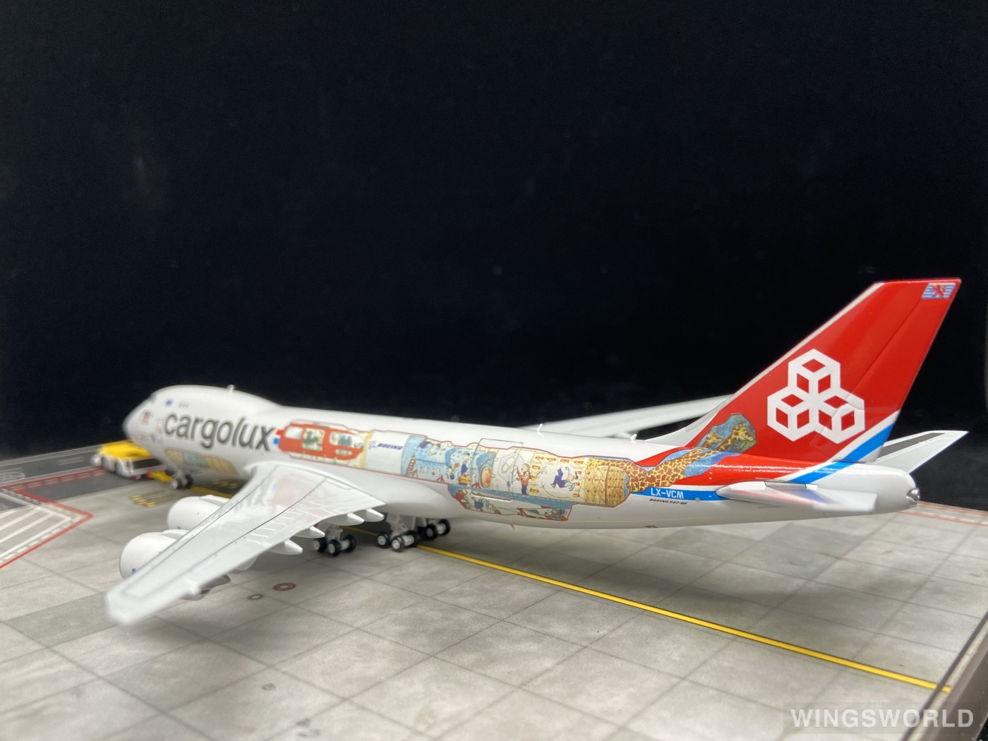 JC Wings 1:400 XX4709C Cargolux 卢森堡货运航空 Boeing 747-8F LX-VCM
