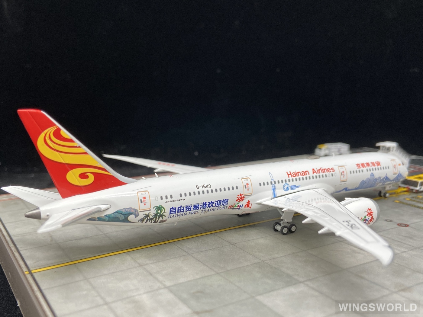 JC Wings 1:400 XX4283 Hainan Airlines 海南航空 Boeing 787-9 B-1540