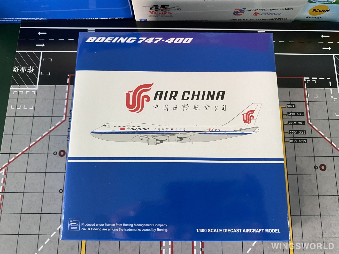 JC Wings 1:400 XX4890 Air China 中国国际航空 Boeing 747-400 B-2472