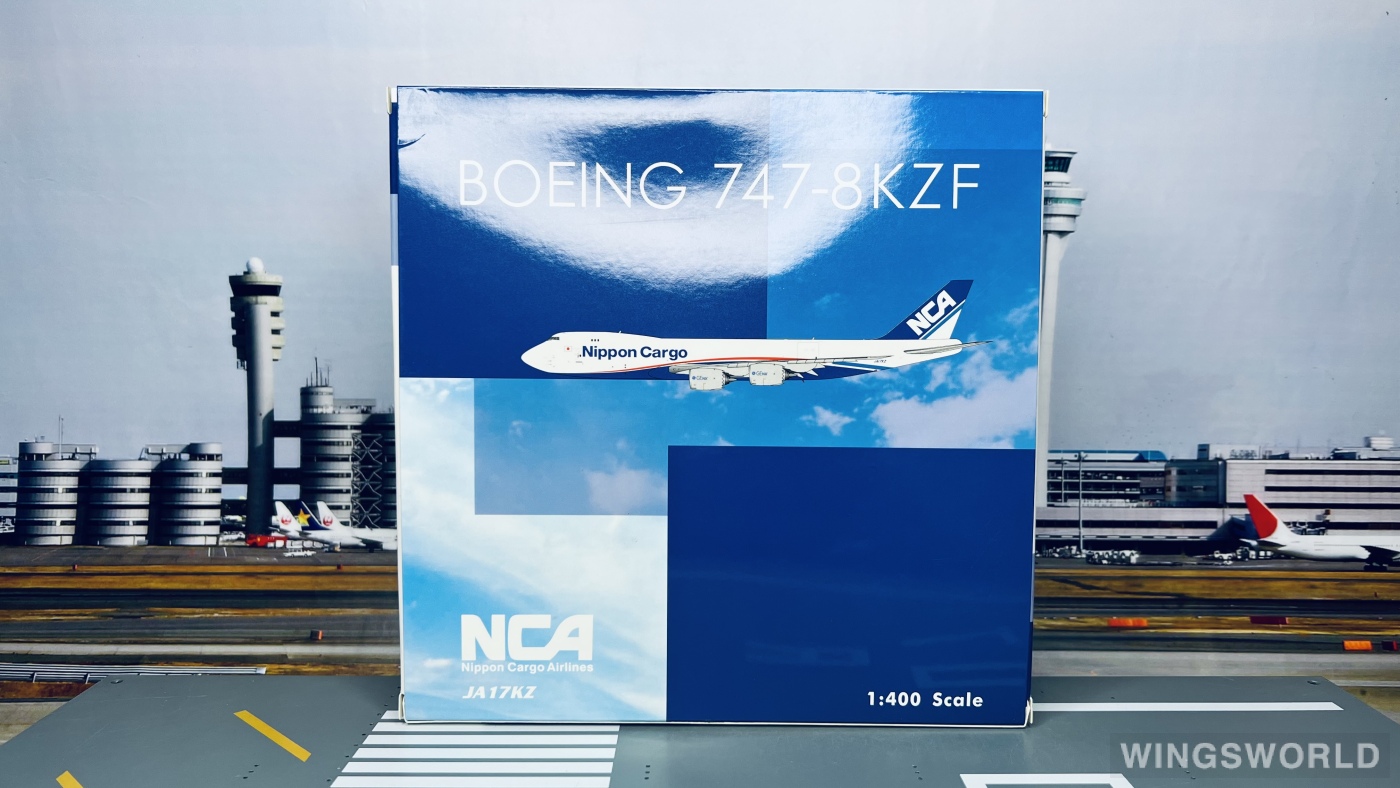 Phoenix 1:400 PH04477 Nippon Cargo Airlines 日本货物航空 Boeing 747-8F JA17KZ