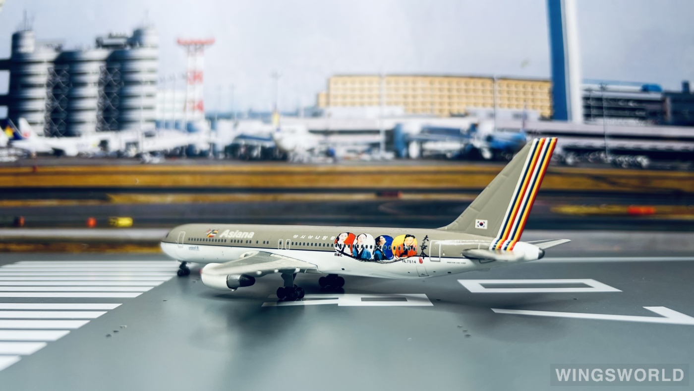Phoenix 1:400 PH10124 Asiana 韩亚航空 Boeing 767-300 HL7514