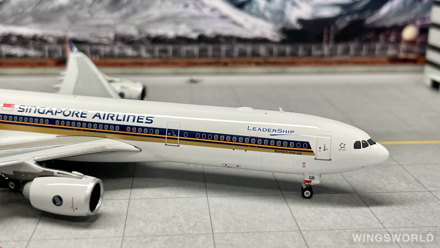 Phoenix 1:400 PH04478 Singapore Airlines 新加坡航空 Airbus A340-500 9V-SGB