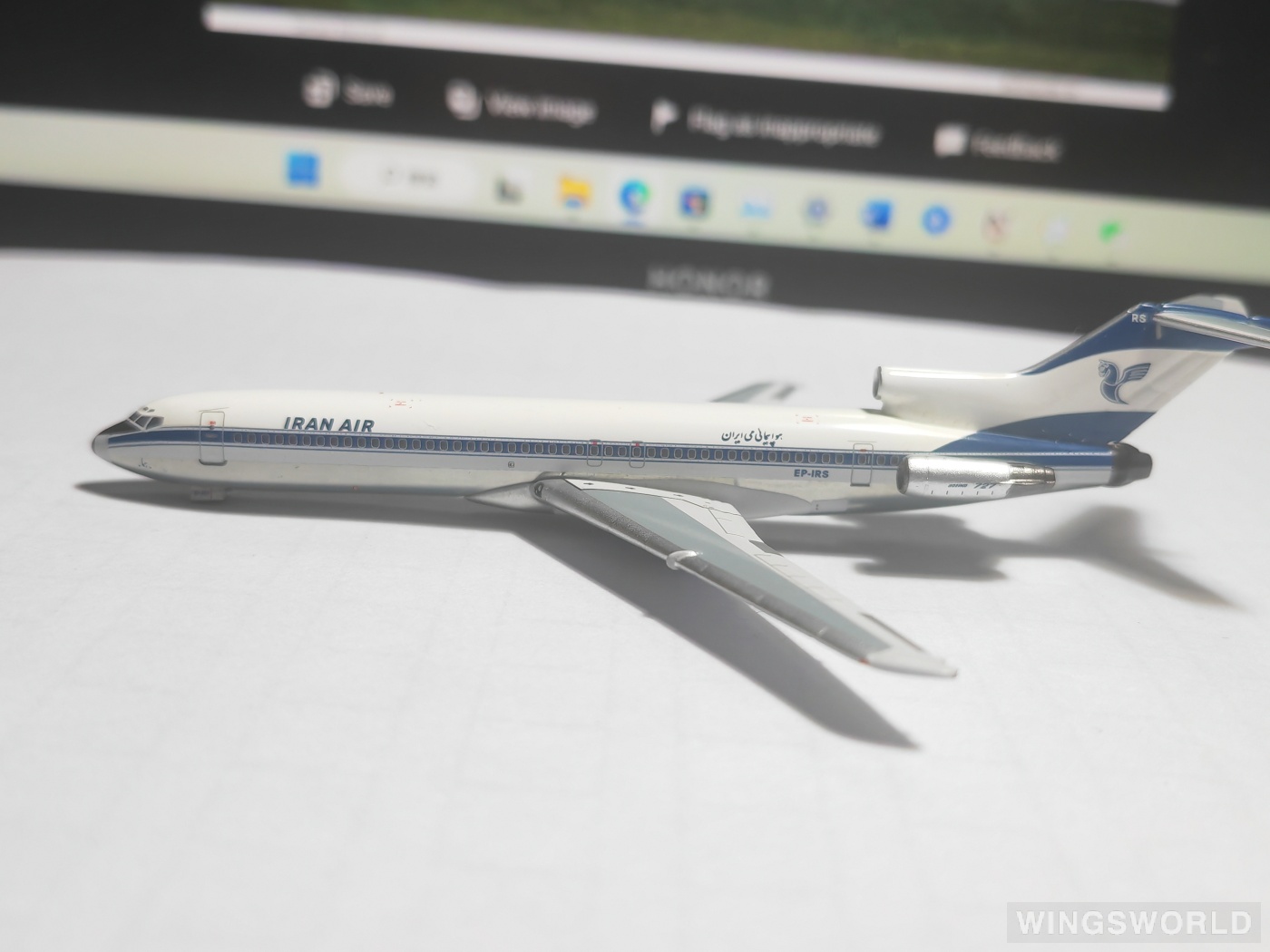 AeroClassics 1:400 ACEPIRS Iran Air 伊朗航空 Boeing 727-200 EP-IRS