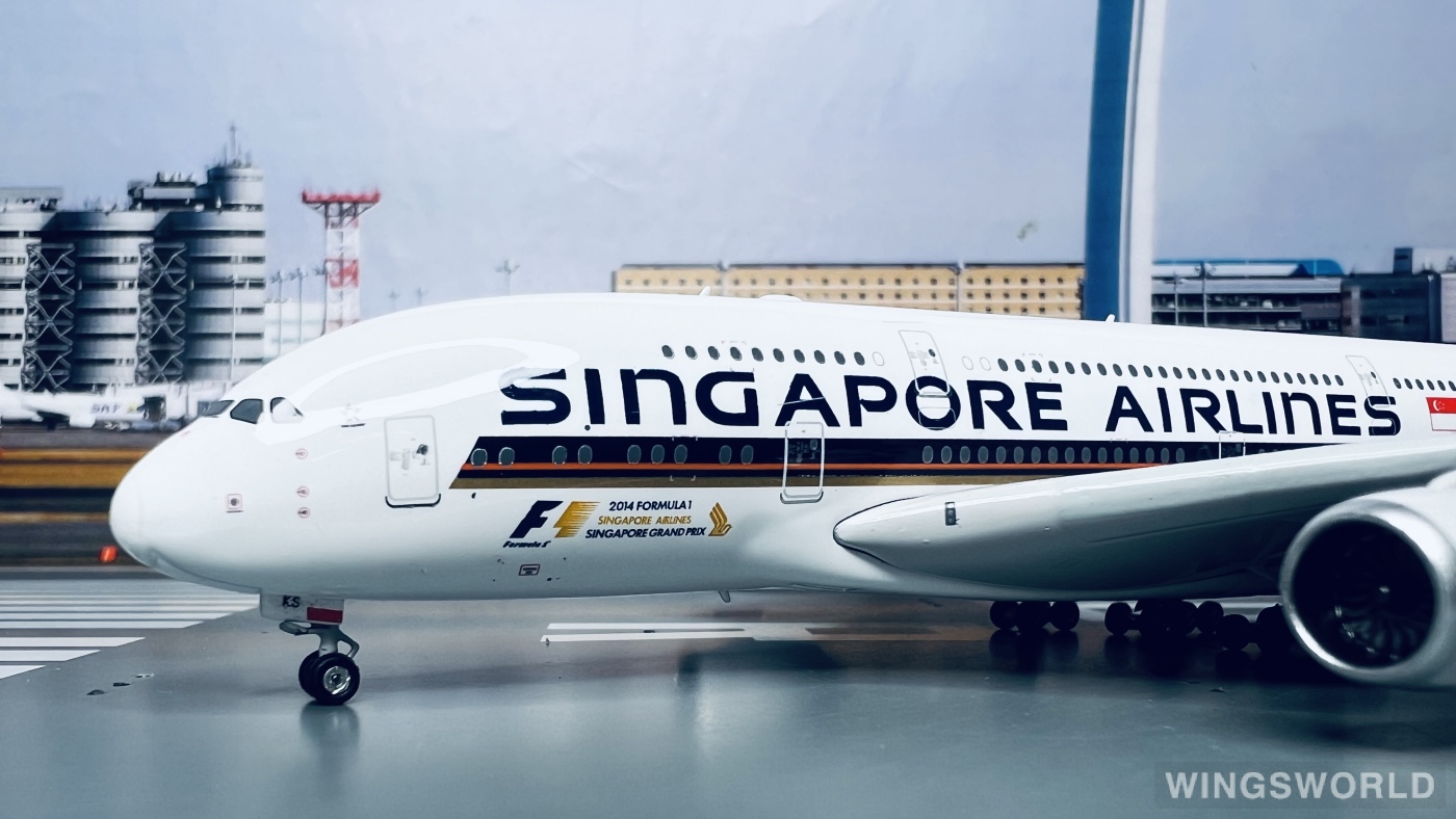 Phoenix 1:400 PH11014 Singapore Airlines 新加坡航空 Airbus A380-800 9V-SKS