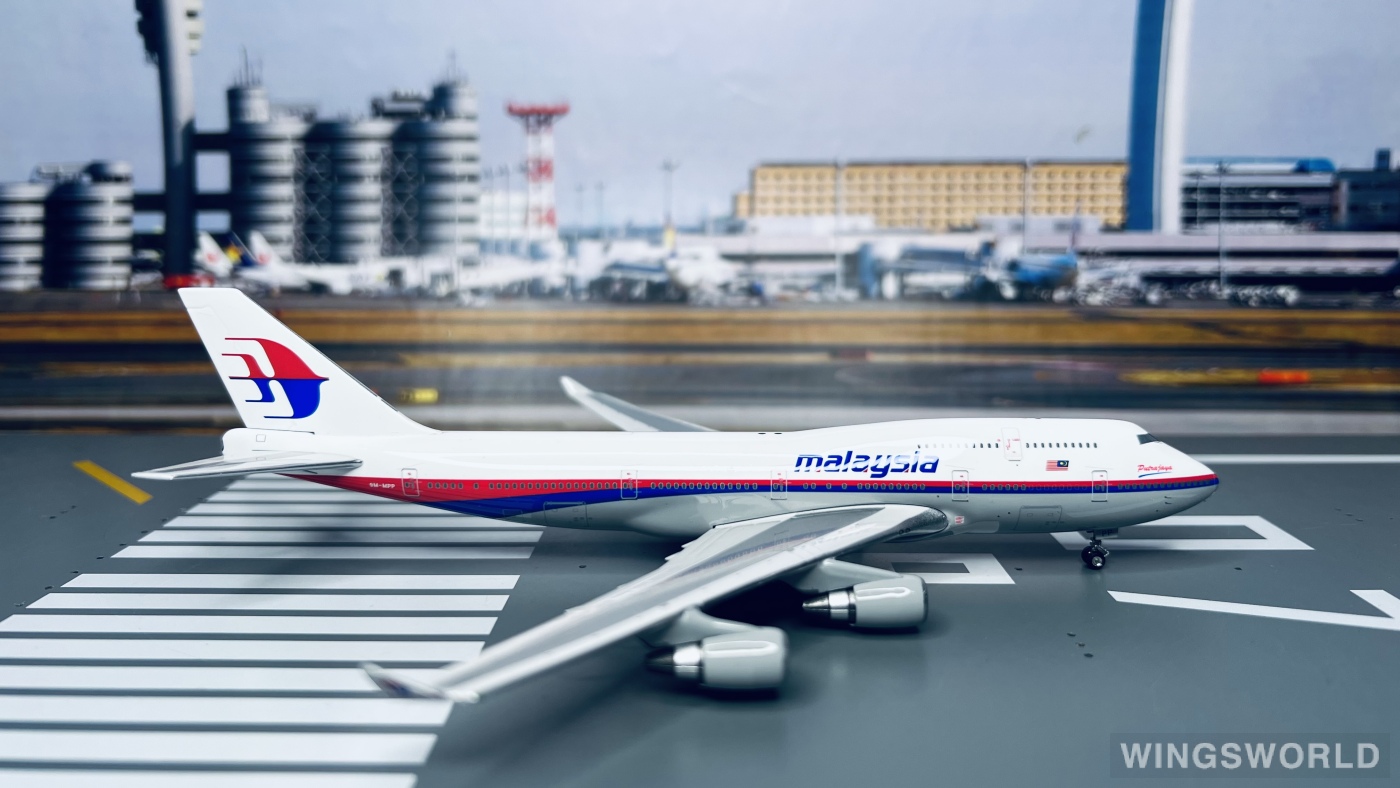 Phoenix 1:400 PH10607 Malaysia Airlines 马来西亚航空 Boeing 747-400 9M-MPP