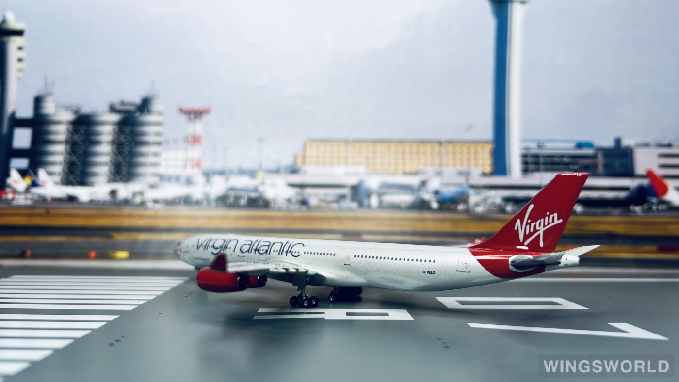Phoenix 1:400 PH10556 Virgin Atlantic Airways 维珍航空 Airbus A340-300 G-VELD