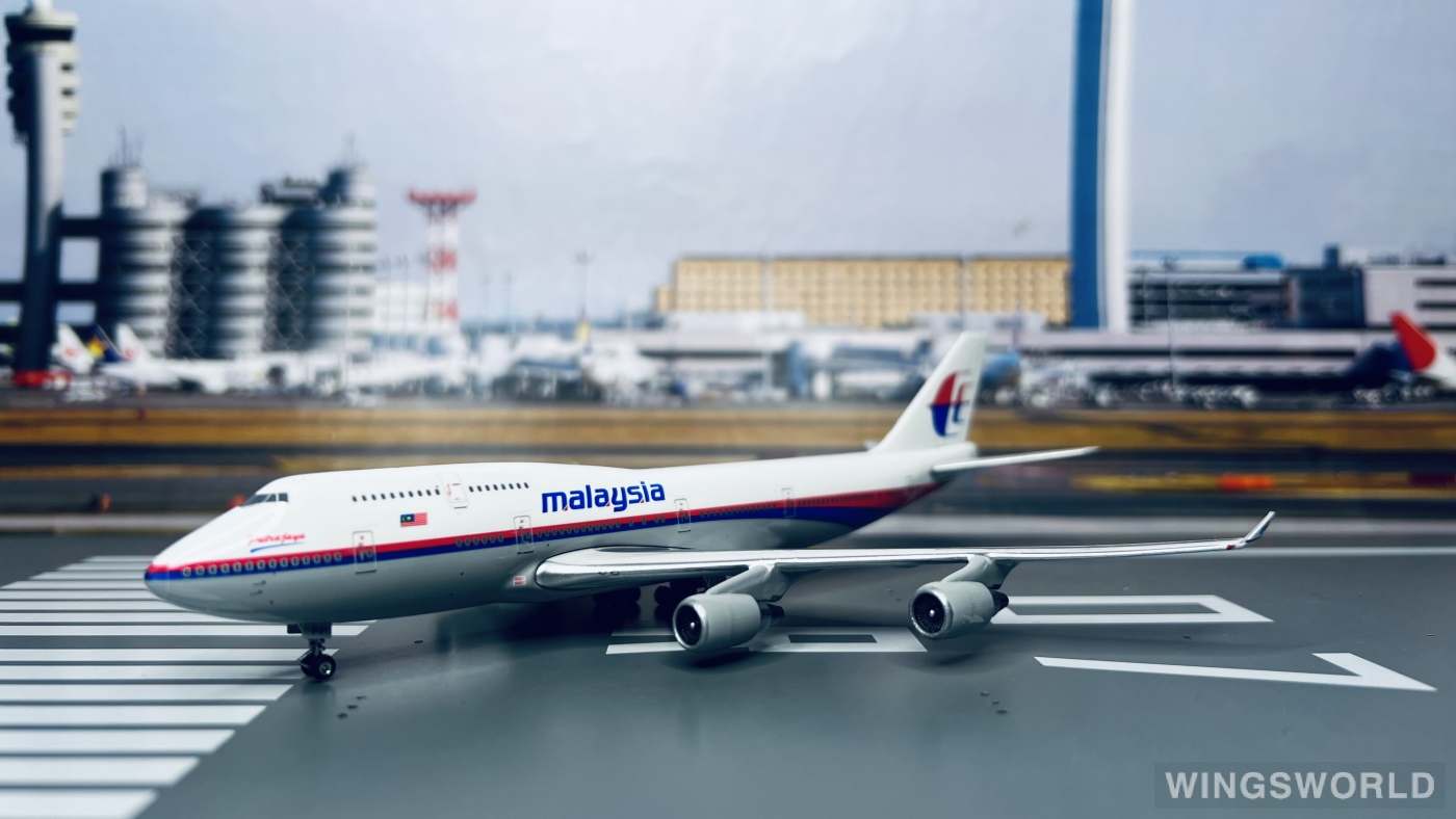 Phoenix 1:400 PH10607 Malaysia Airlines 马来西亚航空 Boeing 747-400 9M-MPP