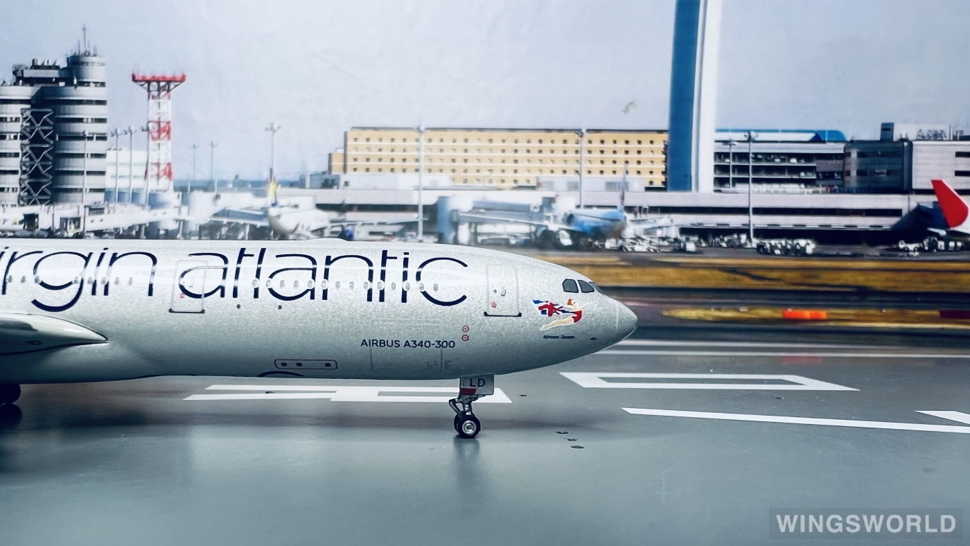 Phoenix 1:400 PH10556 Virgin Atlantic Airways 维珍航空 Airbus A340-300 G-VELD