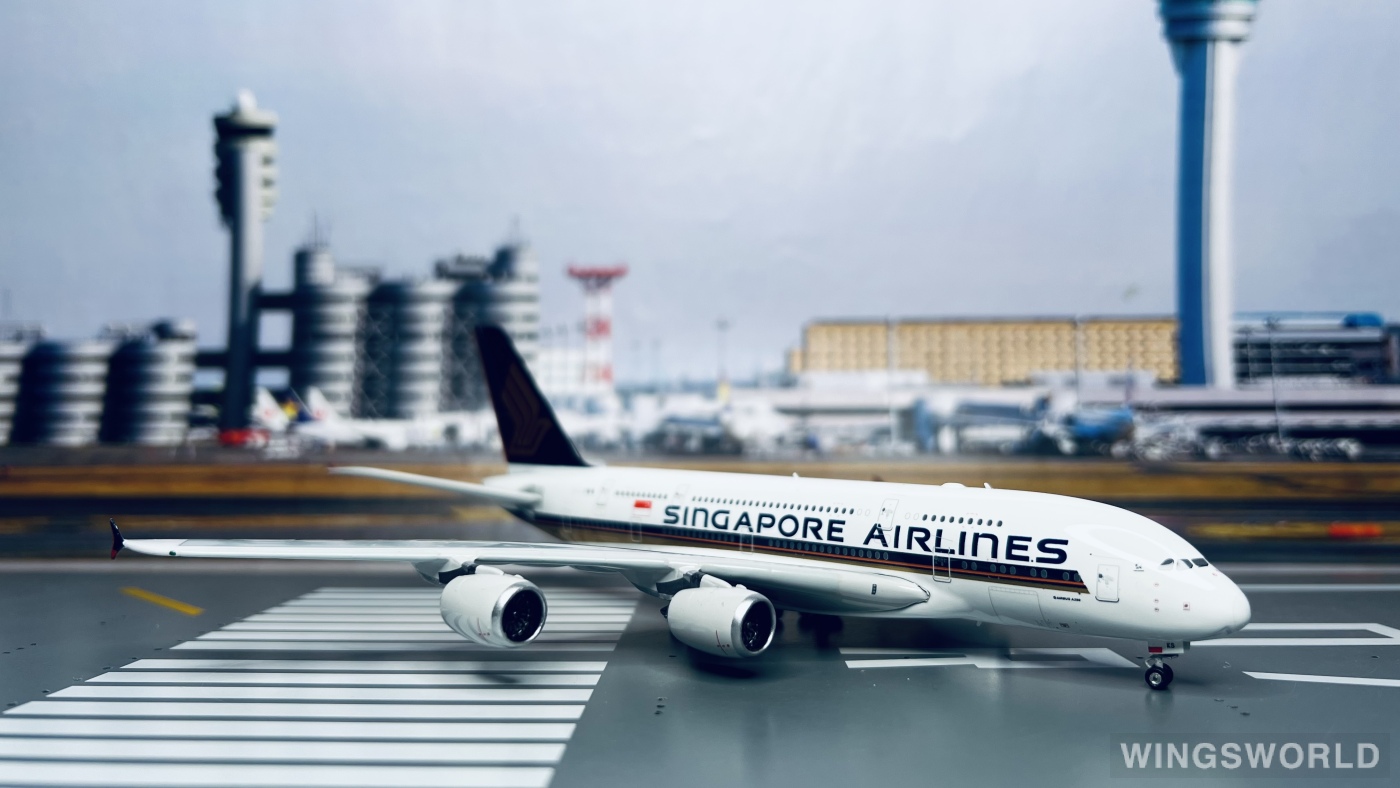 Phoenix 1:400 PH11014 Singapore Airlines 新加坡航空 Airbus A380-800 9V-SKS