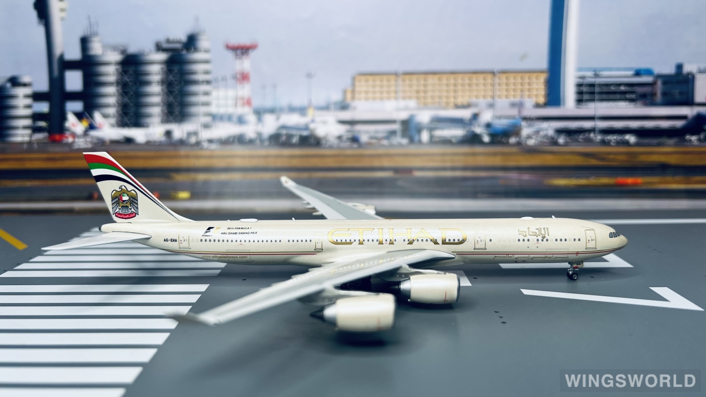 Phoenix 1:400 PH11240 Etihad Airways 阿提哈德航空 Airbus A340-500 A6-EHA