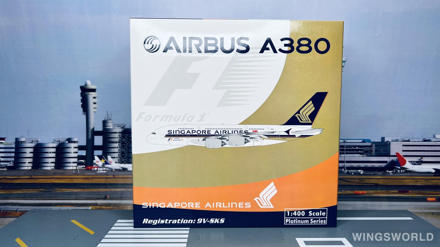 Phoenix 1:400 PH11014 Singapore Airlines 新加坡航空 Airbus A380-800 9V-SKS
