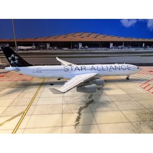 Lufthansa 汉莎航空 Airbus A340-300 D-AIFA STAR ALLIANCE 星空联盟 EW4343002 JC Wings 1:400