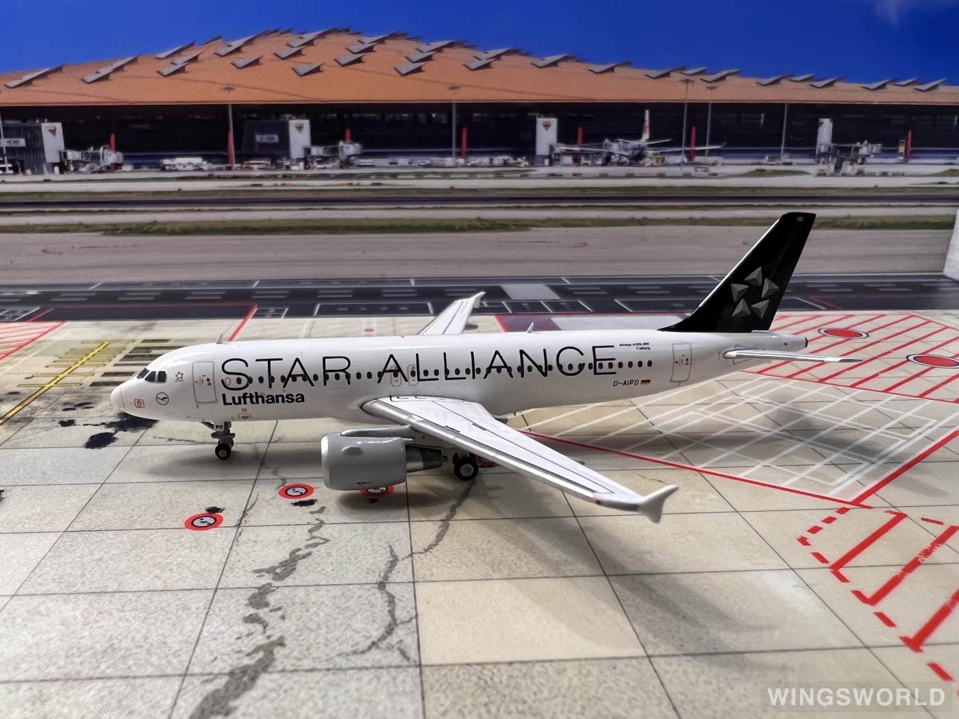 JC Wings 1:400 XX4077 Lufthansa 汉莎航空 Airbus A320 D-AIPD