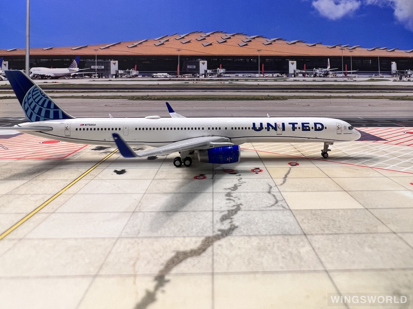 Geminijets 1:400 GJUAL2092 United Airlines 美国联合航空 Boeing 757-300 N75854
