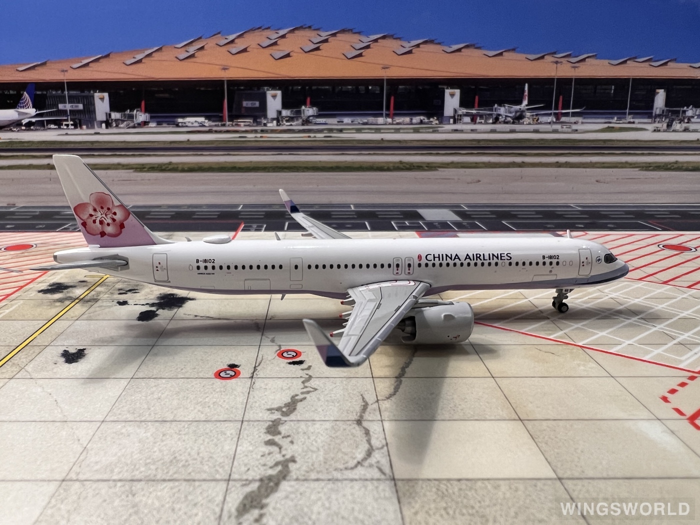 JC Wings 1:400 Airbus A321neo China Airlines 中华航空XX40032 B