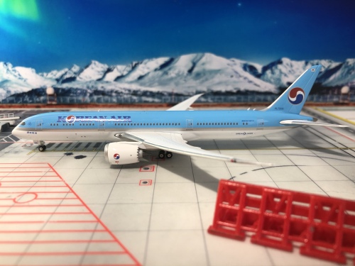 大韓航空 787-9 HL7206 1/400 Korean Airlines Boeing 787-9 HL7206 Phoenix 04235 diecast