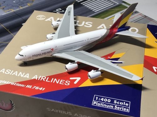 1/400 Phoenix アシアナ航空 A380 A380-800 1:400 Diecast Model - Phoenix Models PH-PH4AAR2077