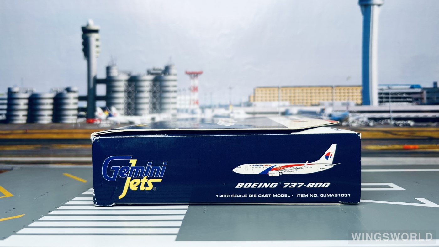 Geminijets 1:400 GJMAS1031 Malaysia Airlines 马来西亚航空 Boeing 737-800 9M-MXA