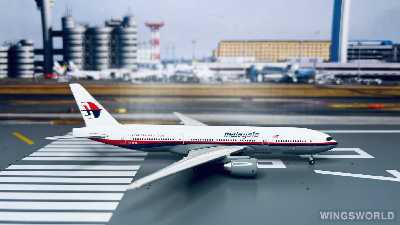 Geminijets 1:400 GJMAS936 Malaysia Airlines 马来西亚航空 Boeing 777-200ER 9M-MRO