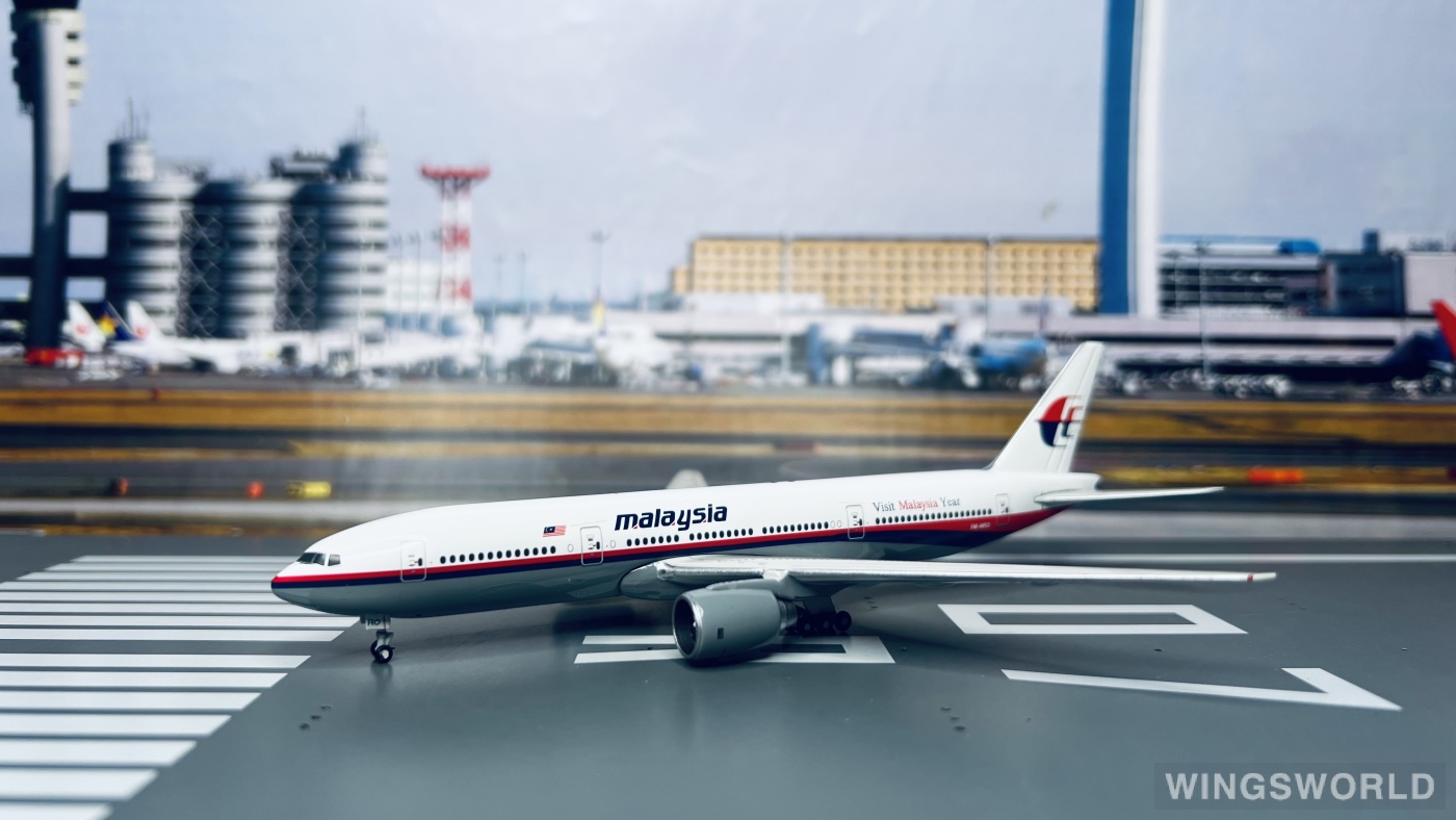 Geminijets 1:400 GJMAS936 Malaysia Airlines 马来西亚航空 Boeing 777-200ER 9M-MRO