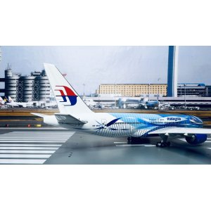 Malaysia Airlines 马来西亚航空 Boeing 777-200ER 9M-MRD Freedom of Space 涂装 GJMAS339 Geminijets 1:400