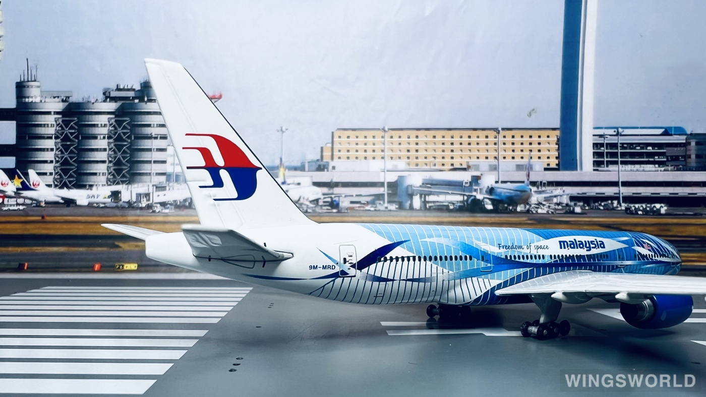 Geminijets 1:400 GJMAS339 Malaysia Airlines 马来西亚航空 Boeing 777-200ER 9M-MRD