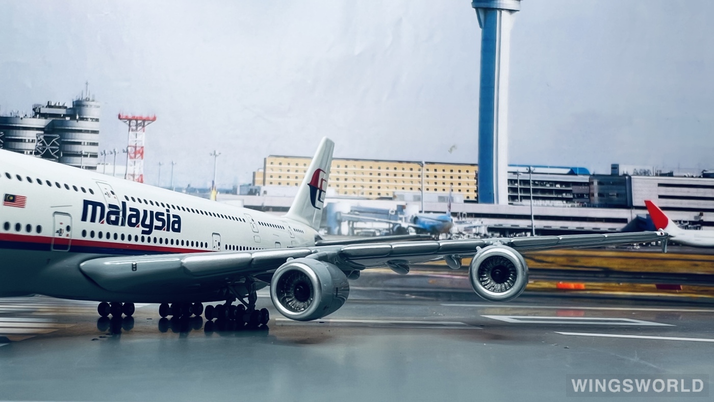 Geminijets 1:400 GJMAS651 Malaysia Airlines 马来西亚航空 Airbus A380-800 9M-GJJ