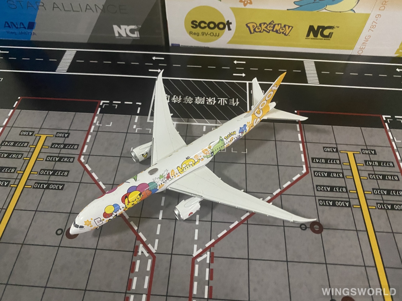 NGmodels 1:400 NG55095 Scoot 酷航 Boeing 787-9 9V-OJJ