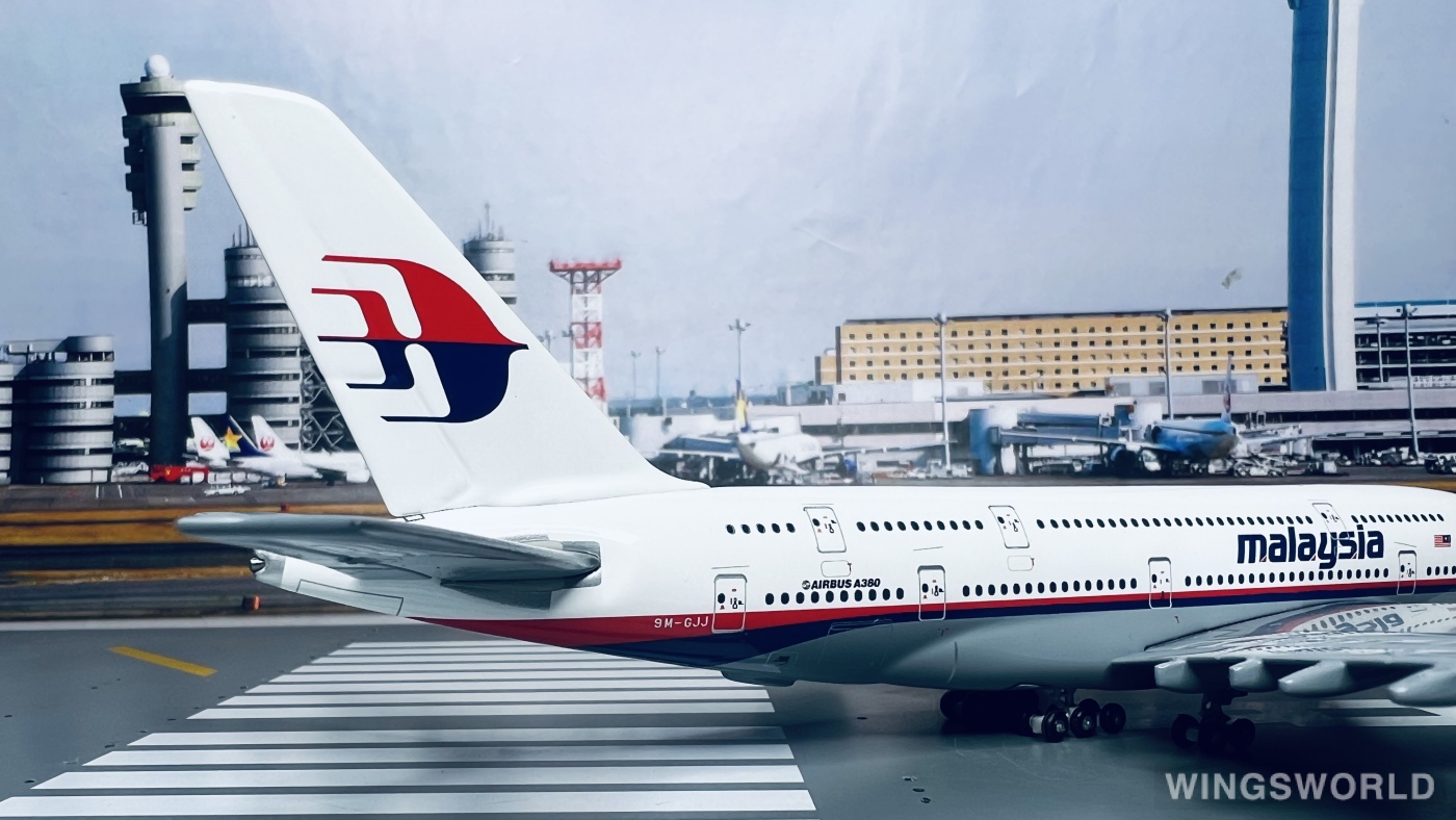 Geminijets 1:400 Airbus A380-800 Malaysia Airlines 马来西亚