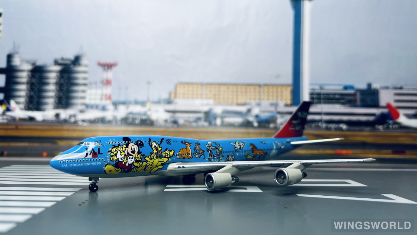 JC Wings 1:400 JC4108 Japan Airlines 日本航空 Boeing 747-400 JA8083