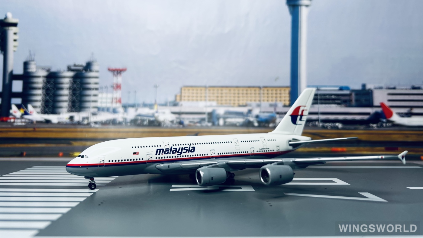 Geminijets 1:400 GJMAS651 Malaysia Airlines 马来西亚航空 Airbus A380-800 9M-GJJ