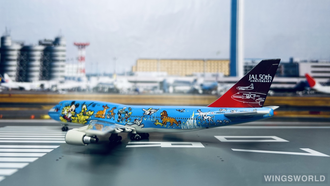 JC Wings 1:400 JC4108 Japan Airlines 日本航空 Boeing 747-400 JA8083