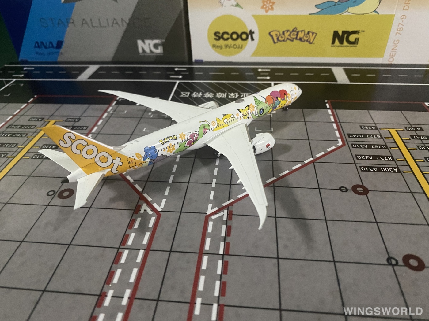 NGmodels 1:400 NG55095 Scoot 酷航 Boeing 787-9 9V-OJJ