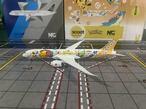 NGmodels 1:400 Boeing 787-9 Scoot 酷航NG55095 9V-OJJ 图片和