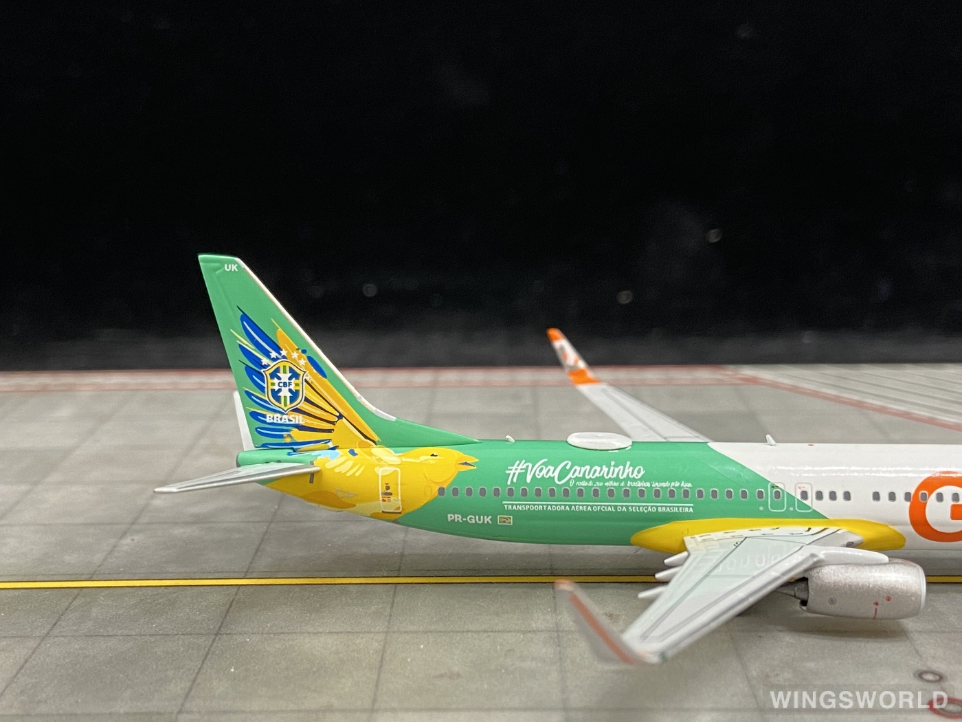 NGmodels 1:400 NG58138 GOL 高尔航空 Boeing 737-800 PR-GUK